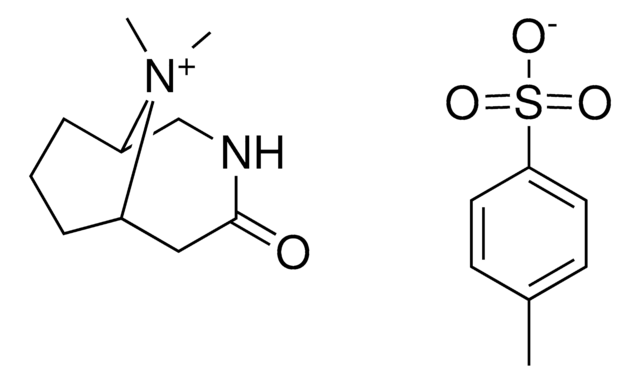 10,10-DIMETHYL-4-OXO-3-AZA-10-AZONIABICYCLO[4.3.1]DECANE 4-METHYLBENZENESULFONATE AldrichCPR