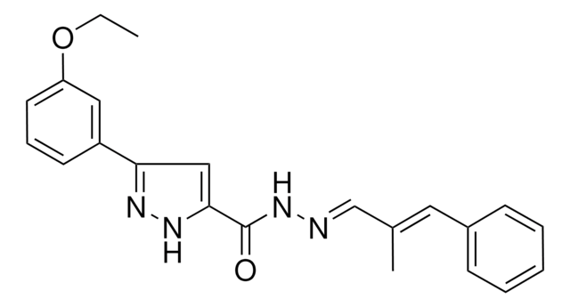 3-(3-ETHOXYPHENYL)-N'-(2-ME-3-PH-2-PROPENYLIDENE)-1H-PYRAZOLE-5-CARBOHYDRAZIDE AldrichCPR