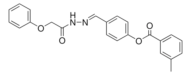 4-(2-(PHENOXYACETYL)CARBOHYDRAZONOYL)PHENYL 3-METHYLBENZOATE AldrichCPR