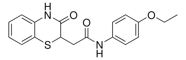 N-(4-ETHOXY-PHENYL)-2-(3-OXO-3,4-DIHYDRO-2H-BENZO(1,4)THIAZIN-2-YL)-ACETAMIDE AldrichCPR