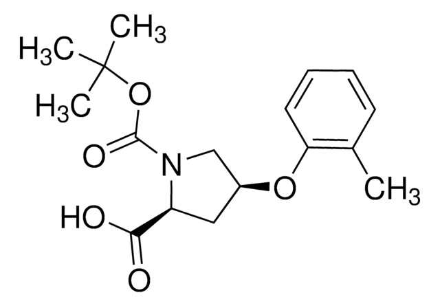 (2S,4S)-1-(tert-Butoxycarbonyl)-4-(2-methylphenoxy)-2-pyrrolidinecarboxylic acid AldrichCPR