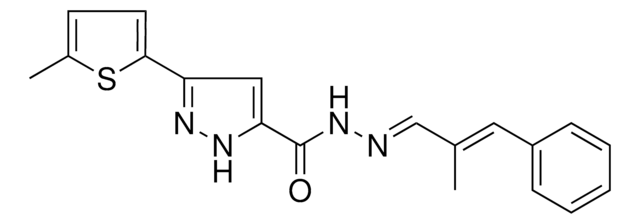 N'-(2-ME-3-PH-2-PROPENYLIDENE)-3-(5-ME-2-THIENYL)-1H-PYRAZOLE-5-CARBOHYDRAZIDE AldrichCPR