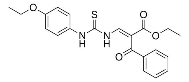 ETHYL 2-BENZOYL-3-(((4-ETHOXYANILINO)CARBOTHIOYL)AMINO)ACRYLATE AldrichCPR