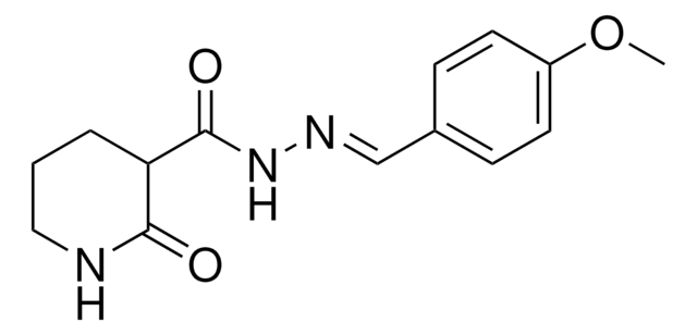 N'-[(4-METHOXYPHENYL)METHYLIDENE]-2-OXO-3-PIPERIDINECARBOHYDRAZIDE AldrichCPR