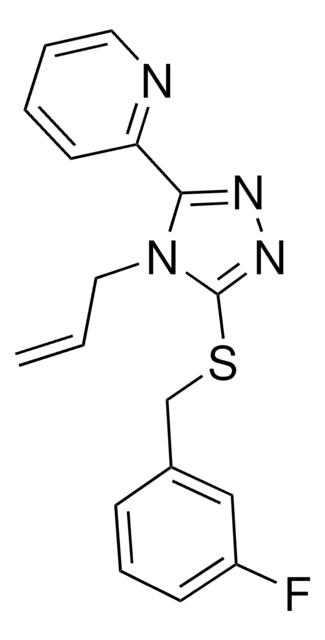 2-(4-ALLYL-5-((3-FLUOROBENZYL)THIO)-4H-1,2,4-TRIAZOL-3-YL)PYRIDINE AldrichCPR