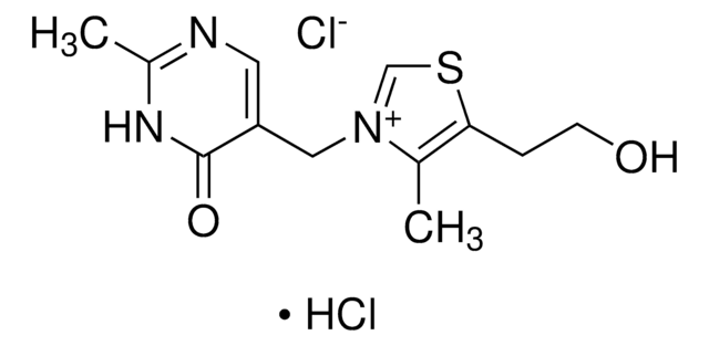 5-（2-羟乙基）-3-（4-羟基-2-甲基-5-嘧啶甲基）-4-甲基噻唑氯化物 盐酸盐 &#8805;95% (HPLC)