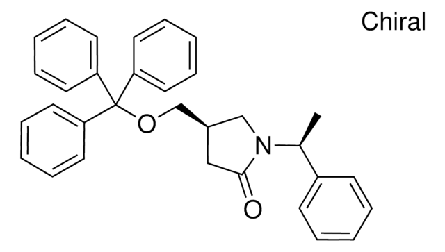 (4R)-1-[(1S)-1-PHENYLETHYL]-4-[(TRITYLOXY)METHYL]-2-PYRROLIDINONE AldrichCPR