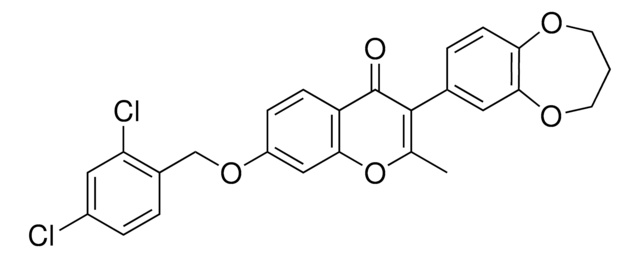 7-[(2,4-DICHLOROBENZYL)OXY]-3-(3,4-DIHYDRO-2H-1,5-BENZODIOXEPIN-7-YL)-2-METHYL-4H-CHROMEN-4-ONE AldrichCPR