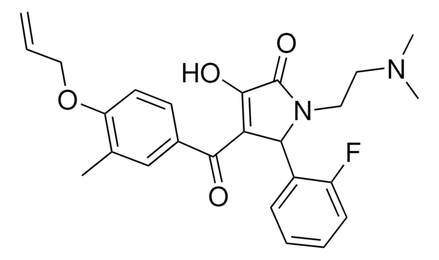 4-[4-(ALLYLOXY)-3-METHYLBENZOYL]-1-[2-(DIMETHYLAMINO)ETHYL]-5-(2-FLUOROPHENYL)-3-HYDROXY-1,5-DIHYDRO-2H-PYRROL-2-ONE AldrichCPR