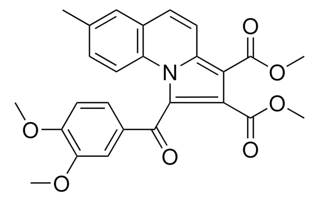 DIMETHYL 1-(3,4-DIMETHOXYBENZOYL)-7-ME-PYRROLO(1,2-A)QUINOLINE-2,3-DICARBOXYLATE AldrichCPR