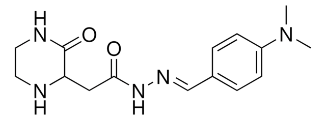 2-(3-OXO-PIPERAZIN-2-YL)-ACETIC ACID (4-DIMETHYLAMINO-BENZYLIDENE)-HYDRAZIDE AldrichCPR