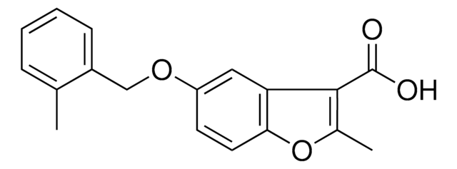 2-METHYL-5-((2-METHYLBENZYL)OXY)-1-BENZOFURAN-3-CARBOXYLIC ACID AldrichCPR