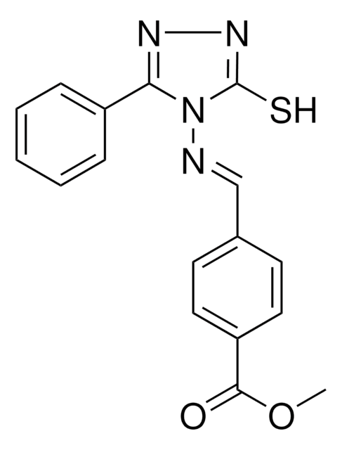 METHYL 4-(((3-MERCAPTO-5-PHENYL-4H-1,2,4-TRIAZOL-4-YL)IMINO)METHYL)BENZOATE AldrichCPR