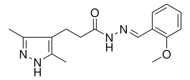3-(3,5-DIMETHYL-1H-PYRAZOL-4-YL)-PROPIONIC ACID (2-MEO-BENZYLIDENE)-HYDRAZIDE AldrichCPR