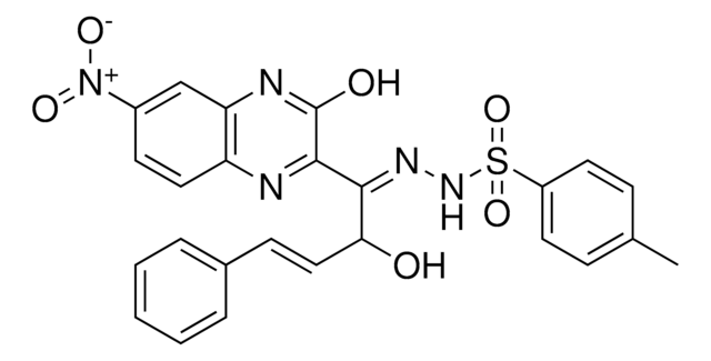 N'-[(Z,3E)-2-HYDROXY-1-(3-HYDROXY-6-NITRO-2-QUINOXALINYL)-4-PHENYL-3-BUTENYLIDENE]-4-METHYLBENZENESULFONOHYDRAZIDE AldrichCPR