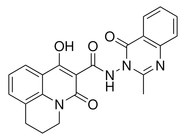 7-HYDROXY-N-(2-METHYL-4-OXO-3(4H)-QUINAZOLINYL)-5-OXO-2,3-DIHYDRO-1H,5H-PYRIDO[3,2,1-IJ]QUINOLINE-6-CARBOXAMIDE AldrichCPR