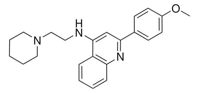 N-(2-(4-METHOXYPHENYL)-4-QUINOLINYL)-N-(2-(1-PIPERIDINYL)ETHYL)AMINE AldrichCPR