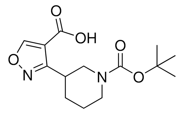 3-[1-(tert-Butoxycarbonyl)-3-piperidinyl]-4-isoxazolecarboxylic acid AldrichCPR
