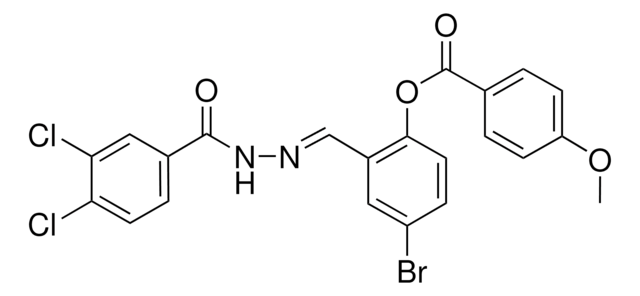 4-BROMO-2-(2-(3,4-DICHLOROBENZOYL)CARBOHYDRAZONOYL)PHENYL 4-METHOXYBENZOATE AldrichCPR