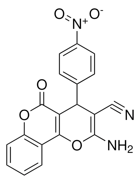 2-AMINO-4-(4-NITRO-PHENYL)-5-OXO-4H,5H-PYRANO[3,2-C]CHROMENE-3-CARBONITRILE AldrichCPR