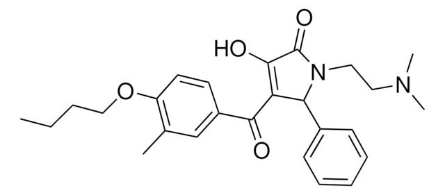 4-(4-BUTOXY-3-METHYLBENZOYL)-1-[2-(DIMETHYLAMINO)ETHYL]-3-HYDROXY-5-PHENYL-1,5-DIHYDRO-2H-PYRROL-2-ONE AldrichCPR