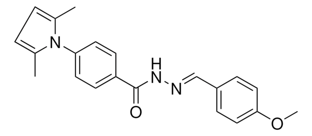 4-(2,5-DIMETHYL-1H-PYRROL-1-YL)-N'-(4-METHOXYBENZYLIDENE)BENZOHYDRAZIDE AldrichCPR