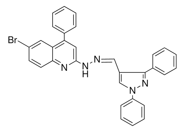 N-(6-BR-4-PH-QUINOLIN-2-YL)-N'-(1,3-DIPHENYL-1H-PYRAZOL-4-YLMETHYLENE)-HYDRAZINE AldrichCPR