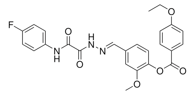 4-(2-((4-F-ANILINO)(OXO)AC)CARBOHYDRAZONOYL)-2-METHOXYPHENYL 4-ETHOXYBENZOATE AldrichCPR