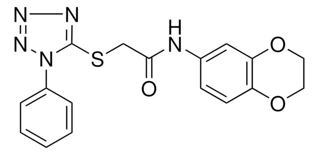 N-(2,3-DIHYDRO-1,4-BENZODIOXIN-6-YL)-2-((1-PH-1H-TETRAAZOL-5-YL)THIO)ACETAMIDE AldrichCPR