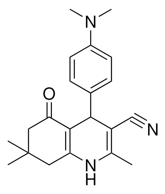 4(4-DIMETHYLAMINO-PH)-2,7,7-TRI-ME-5-OXO-1,4,5,6,7,8-6H-QUINOLINE-3-CARBONITRILE AldrichCPR