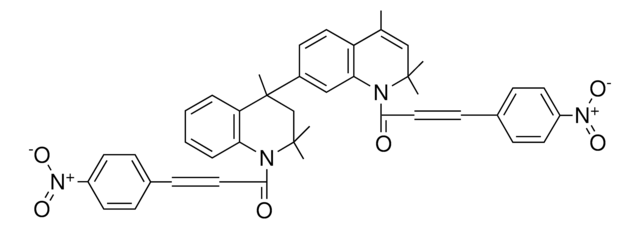 1,1'-(2,2,2',2',4,4'-HEXAMETHYL-3,4-DIHYDRO-4,7'-BIQUINOLINE-1,1'(2H,2'H)-DIYL)BIS(3-(4-NITROPHENYL)PROP-2-EN-1-ONE) AldrichCPR