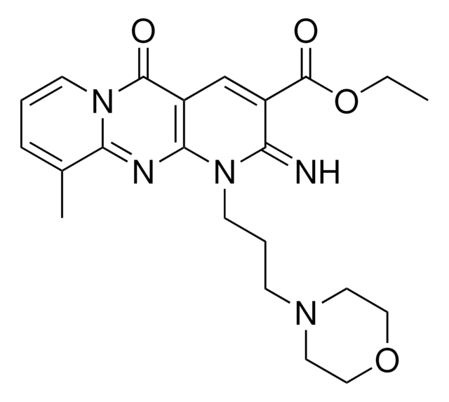 ETHYL 2-IMINO-10-METHYL-1-[3-(4-MORPHOLINYL)PROPYL]-5-OXO-1,5-DIHYDRO-2H-DIPYRIDO[1,2-A:2,3-D]PYRIMIDINE-3-CARBOXYLATE AldrichCPR
