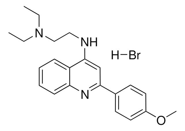 N(1),N(1)-DIETHYL-N(2)-(2-(4-METHOXYPHENYL)-4-QUINOLINYL)-1,2-ETHANEDIAMINE HYDROBROMIDE AldrichCPR