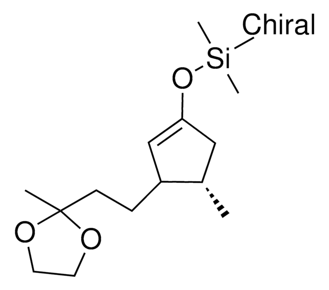 TRIMETHYL({(4S)-4-METHYL-3-[2-(2-METHYL-1,3-DIOXOLAN-2-YL)ETHYL]-1-CYCLOPENTEN-1-YL}OXY)SILANE AldrichCPR