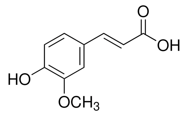 trans-Ferulic acid certified reference material, TraceCERT&#174;, Manufactured by: Sigma-Aldrich Production GmbH, Switzerland
