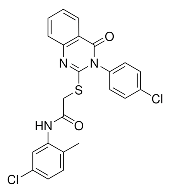 N-(5-CHLORO-2-METHYLPHENYL)-2-{[3-(4-CHLOROPHENYL)-4-OXO-3,4-DIHYDRO-2-QUINAZOLINYL]SULFANYL}ACETAMIDE AldrichCPR