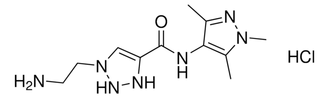 1-(2-Aminoethyl)-N-(1,3,5-trimethyl-1H-pyrazol-4-yl)-1H-1,2,3-triazole-4-carboxamide hydrochloride AldrichCPR