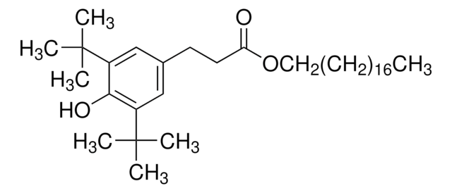 Octadecyl 3-(3,5-di-tert-butyl-4-hydroxyphenyl)propionate certified reference material, TraceCERT&#174;, Manufactured by: Sigma-Aldrich Production GmbH, Switzerland