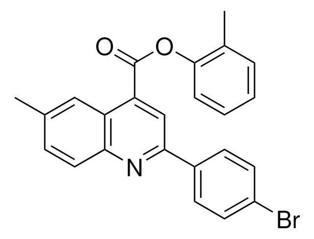 2-METHYLPHENYL 2-(4-BROMOPHENYL)-6-METHYL-4-QUINOLINECARBOXYLATE AldrichCPR