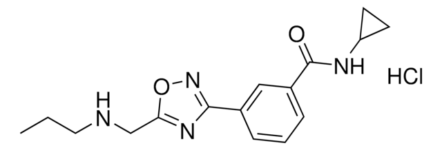 N-Cyclopropyl-3-{5-[(propylamino)methyl]-1,2,4-oxadiazol-3-yl}benzamide hydrochloride AldrichCPR