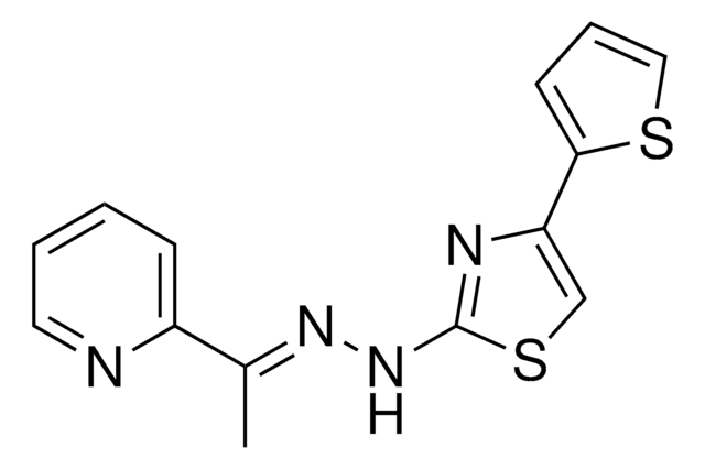 (1E)-1-(2-PYRIDINYL)ETHANONE [4-(2-THIENYL)-1,3-THIAZOL-2-YL]HYDRAZONE AldrichCPR