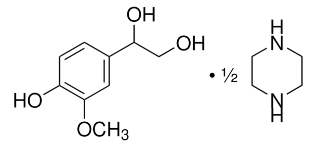 4-Hydroxy-3-methoxyphenylglycol hemipiperazinium salt