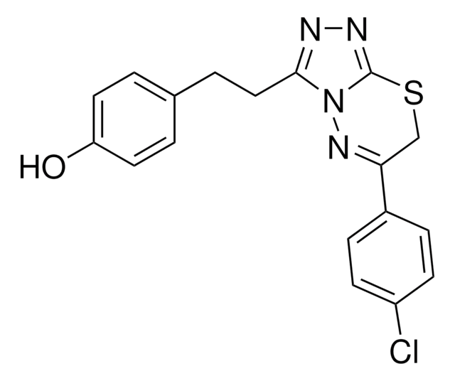4-[2-[6-(4-CHLOROPHENYL)-7H-[1,2,4]TRIAZOLO[3,4-B][1,3,4]THIADIAZIN-3-YL]ETHYL]PHENOL AldrichCPR