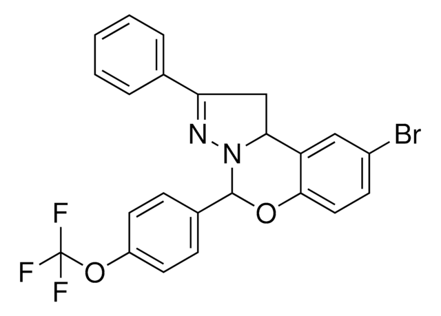 9-BR-2-PH-5(4-(TRIFLUOROMETHOXY)PH)-1,10B-DIHYDROPYRAZOLO(1,5-C)(1,3)BENZOXAZINE AldrichCPR