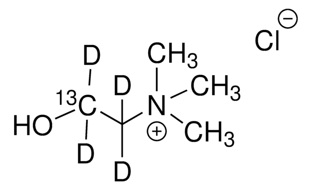 Choline chloride-1-13C,1,1,2,2-d4 &#8805;99 atom % 13C, &#8805;97 atom % D, 99% (CP)