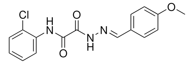 N-(2-CHLOROPHENYL)-2-(2-(4-METHOXYBENZYLIDENE)HYDRAZINO)-2-OXOACETAMIDE AldrichCPR