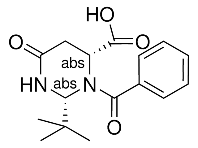 (2R,4R)-3-Benzoyl-2-tert-butyl-6-oxohexahydro-4-pyrimidinecarboxylic acid AldrichCPR