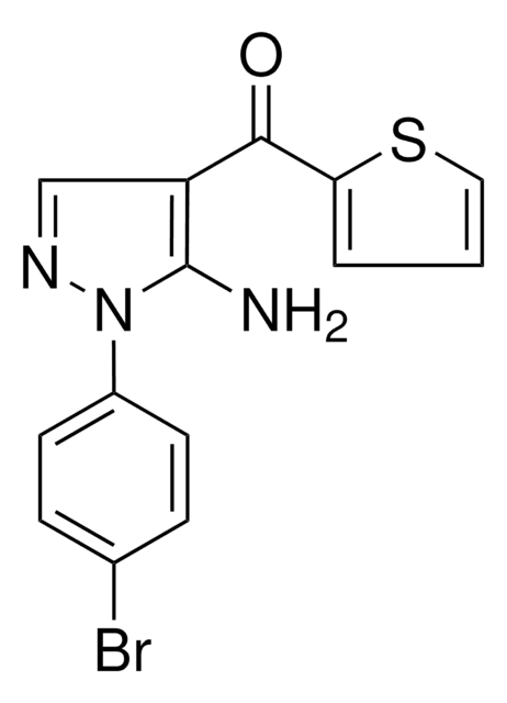 (5-AMINO-1-(4-BROMOPHENYL)-1H-PYRAZOL-4-YL)(2-THIENYL)METHANONE AldrichCPR