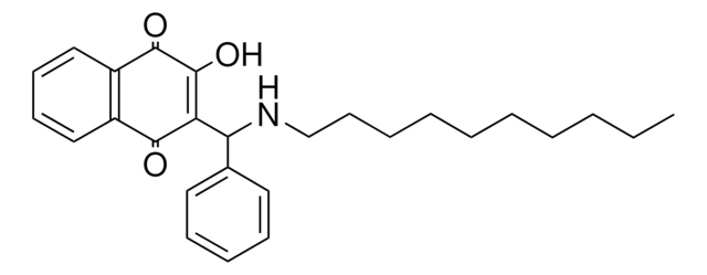 Q 14 3-(ALPHA-(DECYLAMINO)BENZYL)-2-HYDROXY-1,4-NAPHTHOQUINONE AldrichCPR