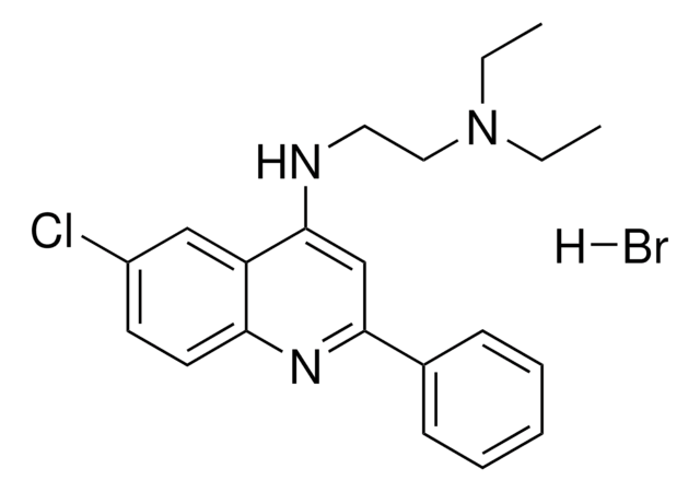 N(1)-(6-CHLORO-2-PHENYL-4-QUINOLINYL)-N(2),N(2)-DIETHYL-1,2-ETHANEDIAMINE HYDROBROMIDE AldrichCPR